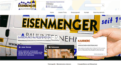 Desktop Screenshot of eisenmenger-bau.de